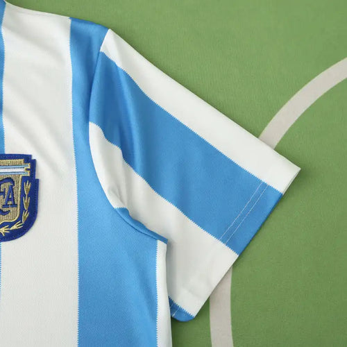 1986 Argentina Home Retro Football Jersey – Front View