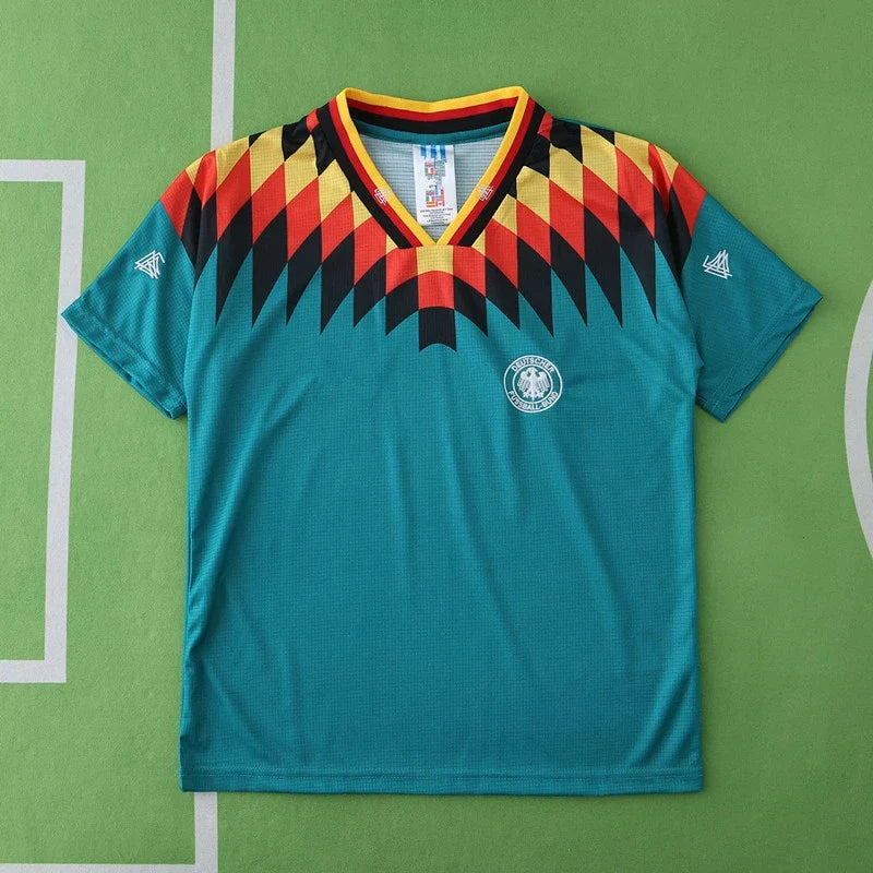1994 Germany Away Retro Kids Football Kit – Detailed View