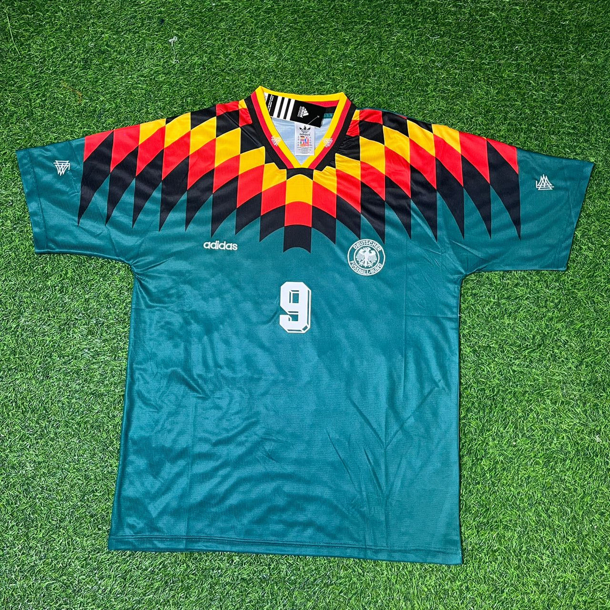 1994 Germany World Cup Retro Football Jersey Carsten Jancker – Front View