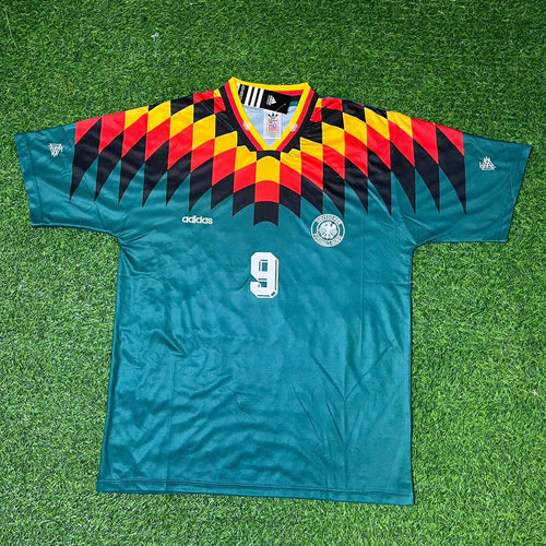 1994 Germany World Cup Retro Football Jersey Carsten Jancker – Front View