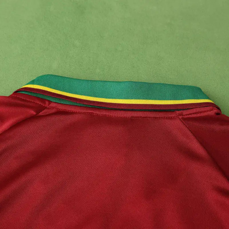 1998 Portugal Home Red Retro Football Jersey – 4