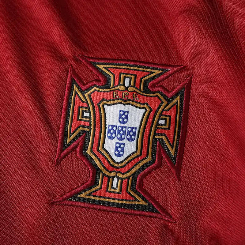 1998 Portugal Home Red Retro Football Jersey – 6