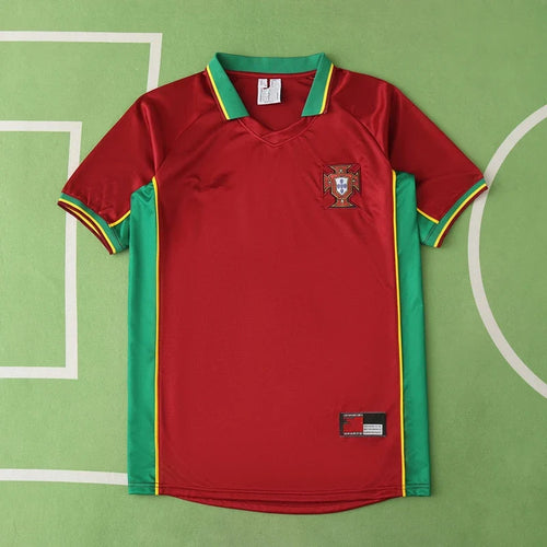 1998 Portugal Home Red Retro Football Jersey – Back View