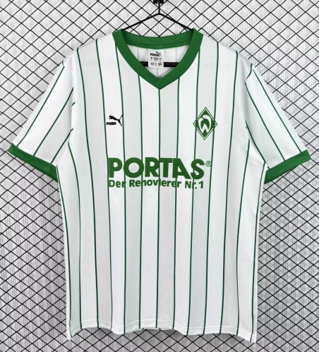 1987/88 Werder Bremen Heim Retro Fußballtrikot Jersey – Detailed View