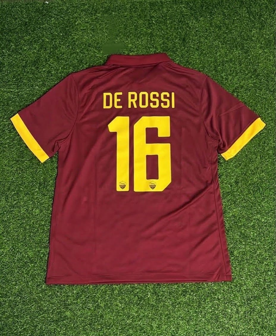 Manuel De Rossi #16 Retro Football Jersey – Back View