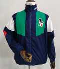 2026 Italy World Cup Green Blue Windbreaker Jacket – Back View