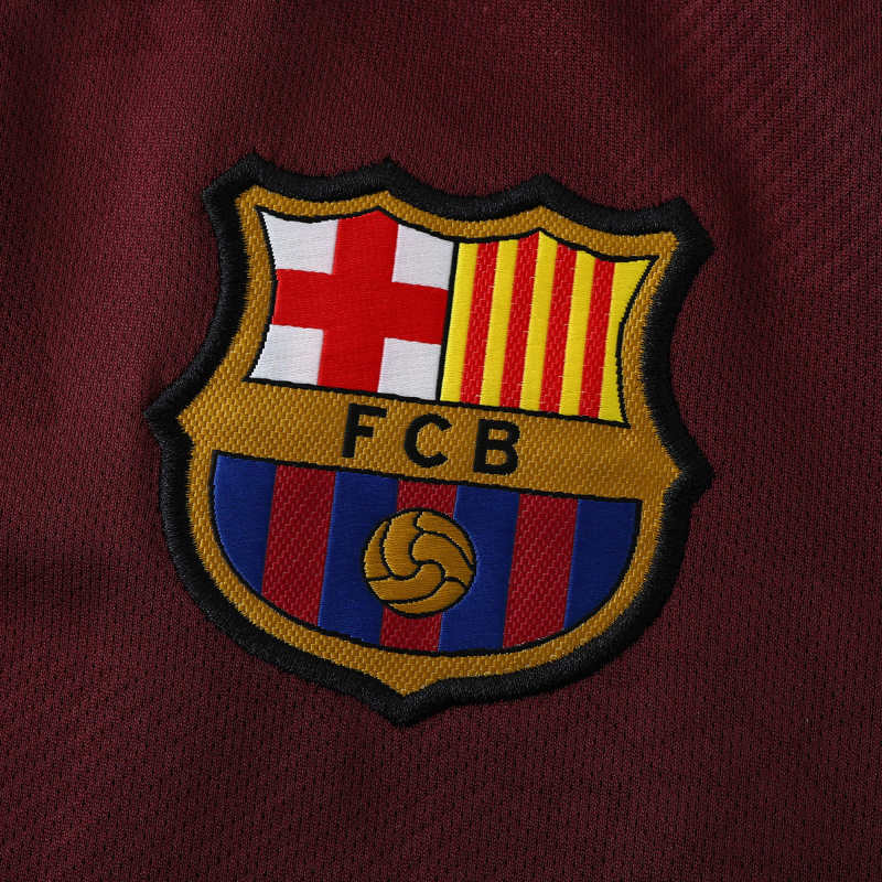 2017/18 Barcelona Season Third Retro Football Jersey – Front View