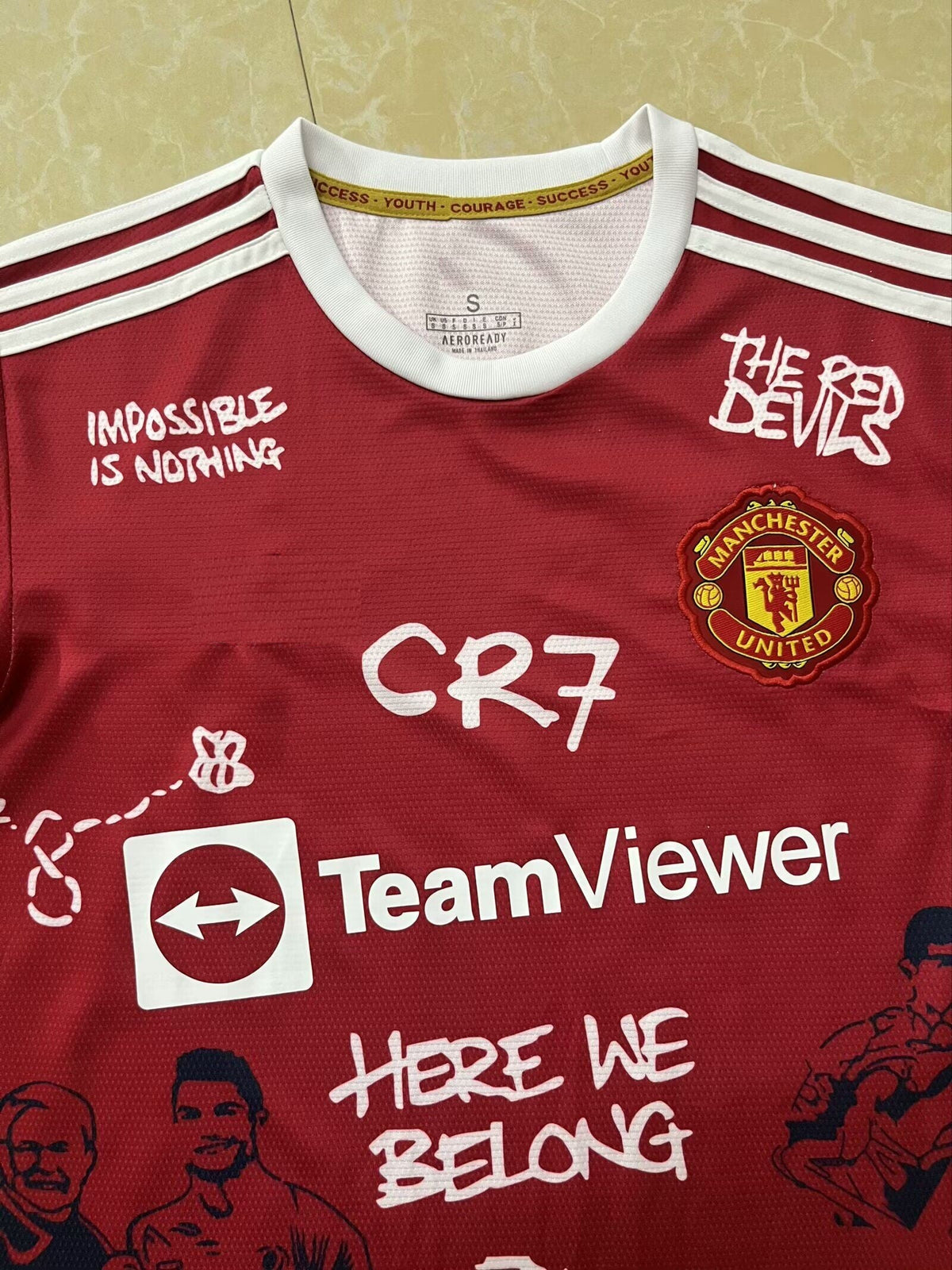 Cristiano Ronaldo Legend Manchester United Special Jersey Soccer Kit – Detailed View