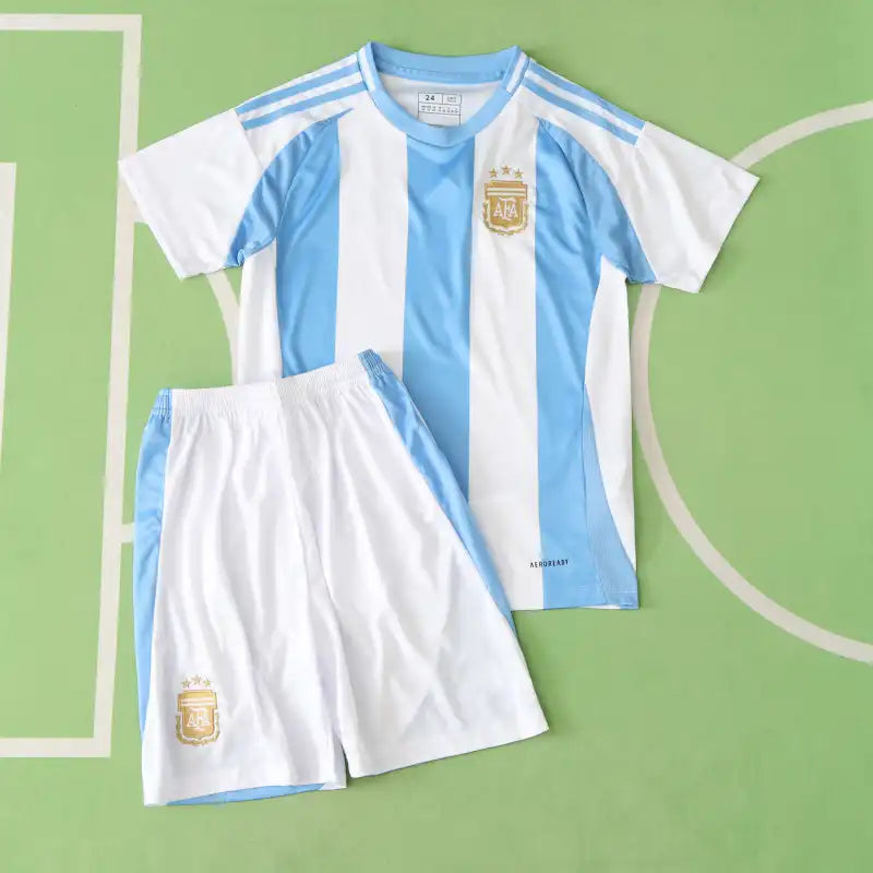 Lionel Messi Argentina Home Kids Kit Kindertrui (Ages 3-13) – Back View