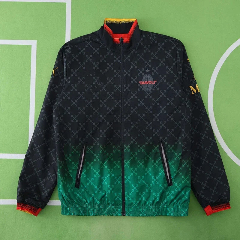 Milan 2025-26 Both Sides Football Windbreaker Windjacke – Front View