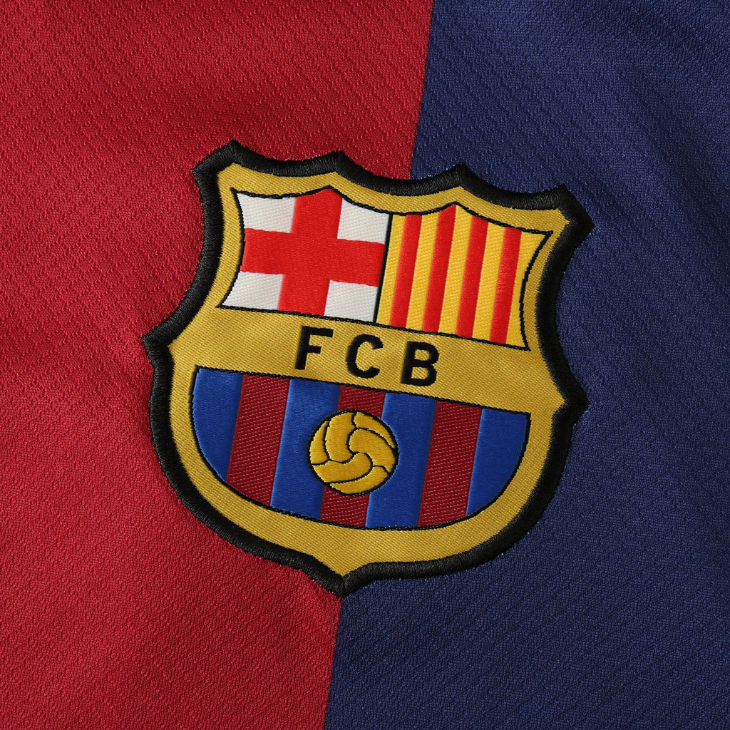 FC Barcelona 2024-2025 Season Home Football Jersey Trikot Maillot V6
