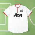 Manchester United F.C 12/13 Season Away White Retro Jersey – Back View