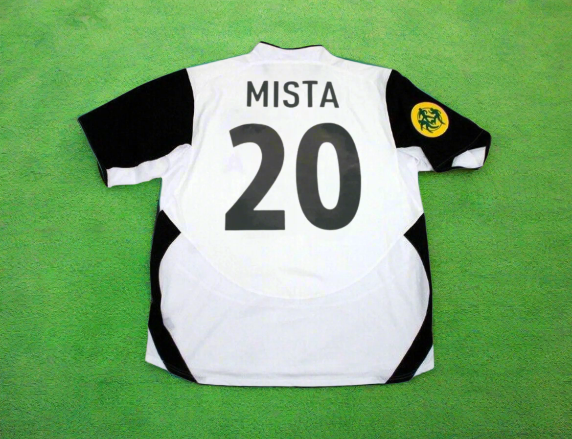 Mista #20 Valencia 2004 UEFA Final Retro Jersey – Back View