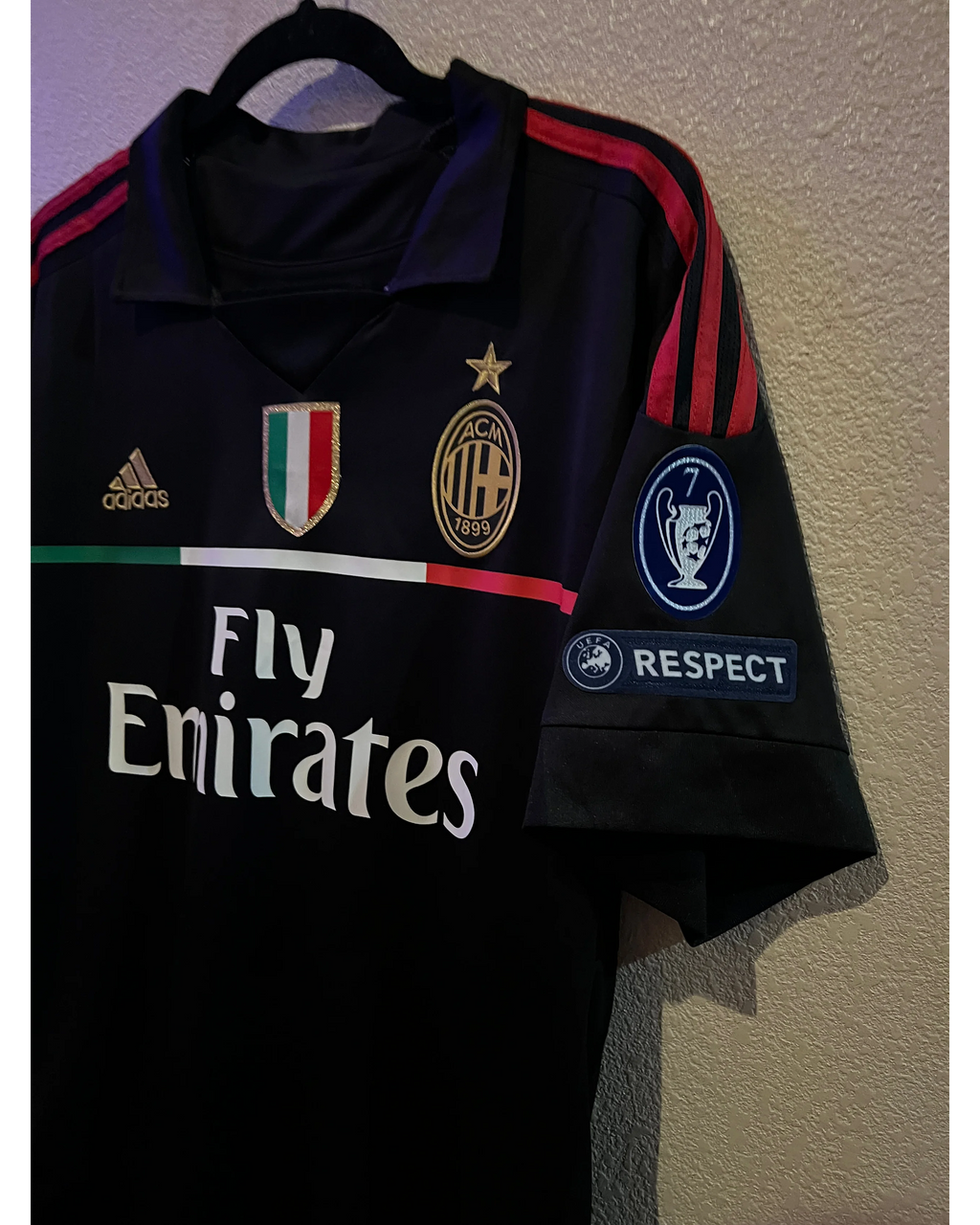 Milan Third Kit 2011/12 Retro Kit Jersey – Stephan El Shaarawy 92 - – Detailed View