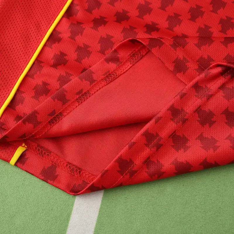 2004 Portugal Home Red Retro Football Jersey – 5
