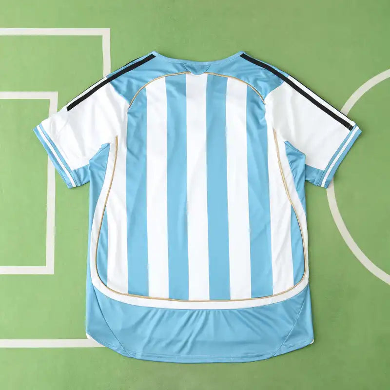 2006 Argentina Home Retro Football Jersey – Detailed View