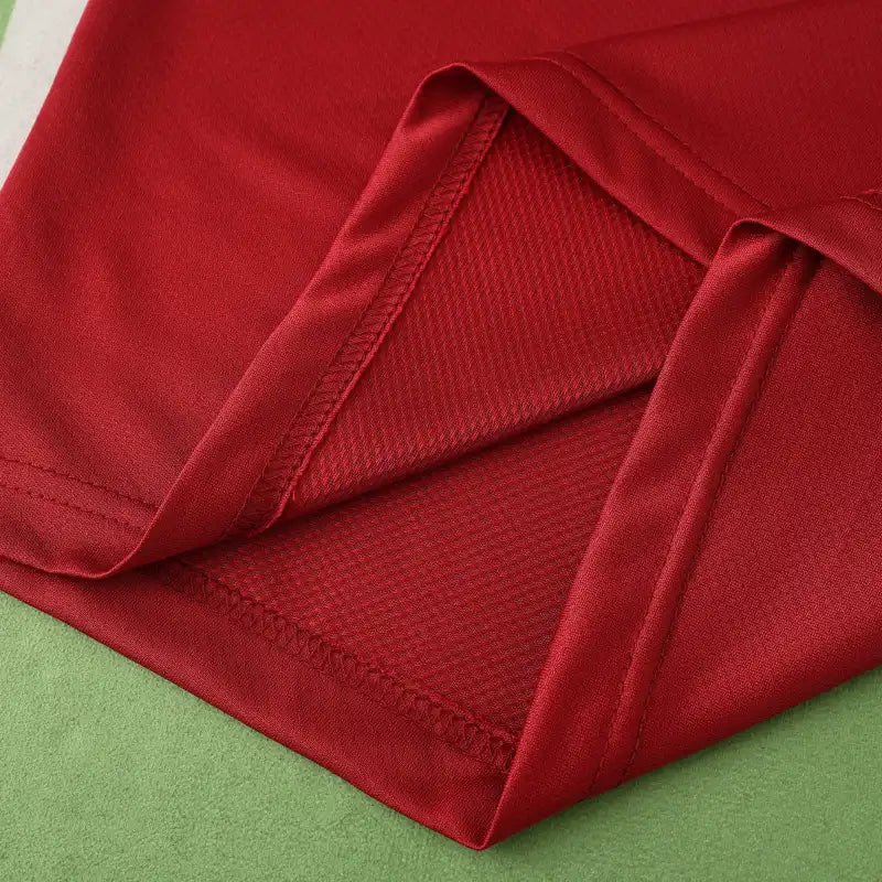 2006 Portugal Home Red Retro Football Jersey – 5