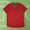 2006 Portugal Home Red Retro Football Jersey – Back View