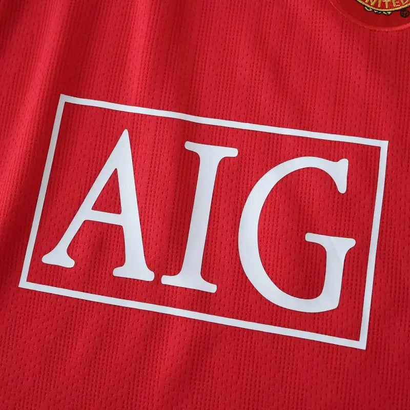 2007/08 Manchester United Home Retro Kids Football Kit – 8