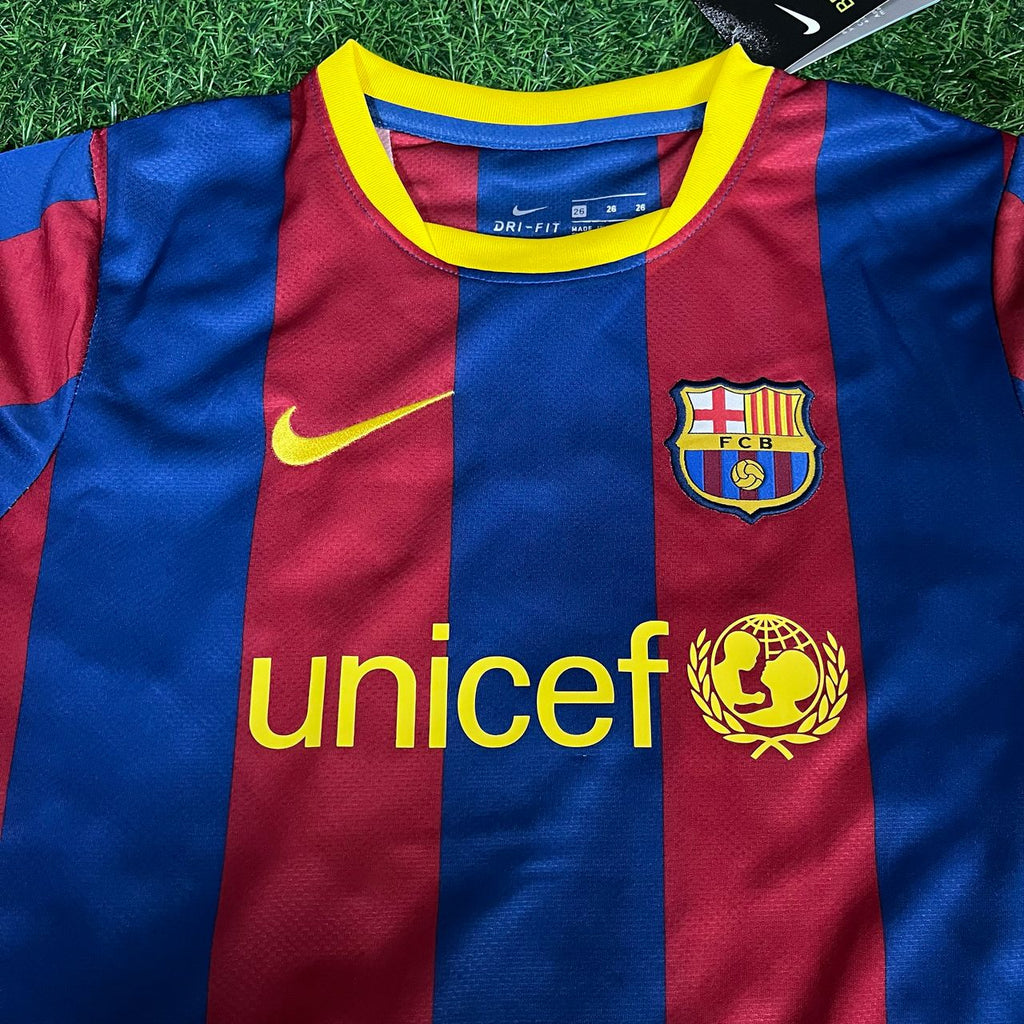 2010/11 Barcelona Retro Kids Football Kit Xavi Hernandez – 4