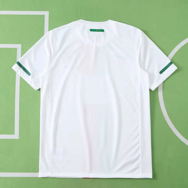 2010 Portugal Away White Retro Football Jersey – Detailed View