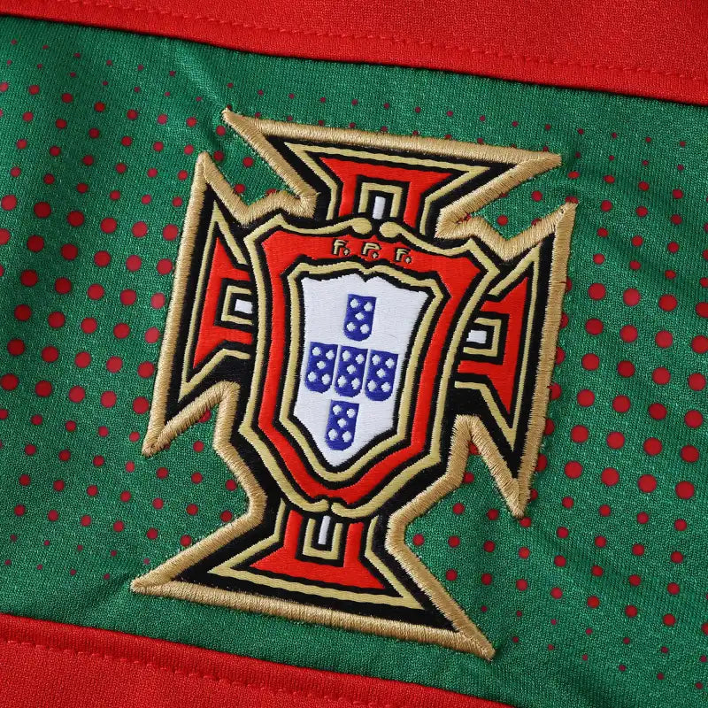 2010 Portugal Home Red Retro Football Jersey – 6