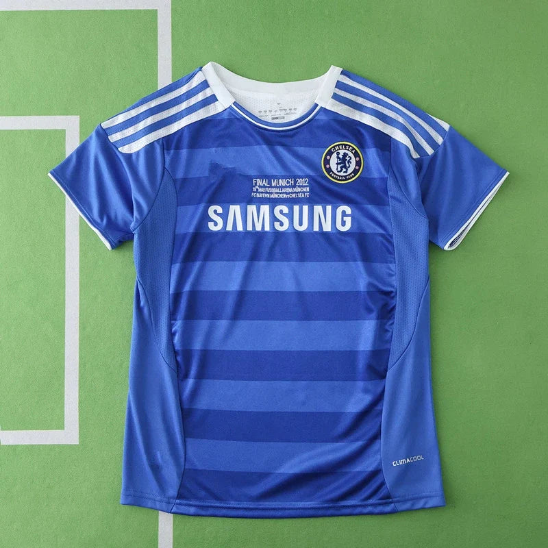 2012 Chelsea Champions League Final Home Retro Kids Football Kit – 4