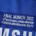 2012 Chelsea Champions League Final Home Retro Kids Football Kit – Back View