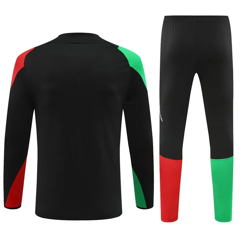 2025 Arsenal Grey Football Tracksuit Training Set – Front View