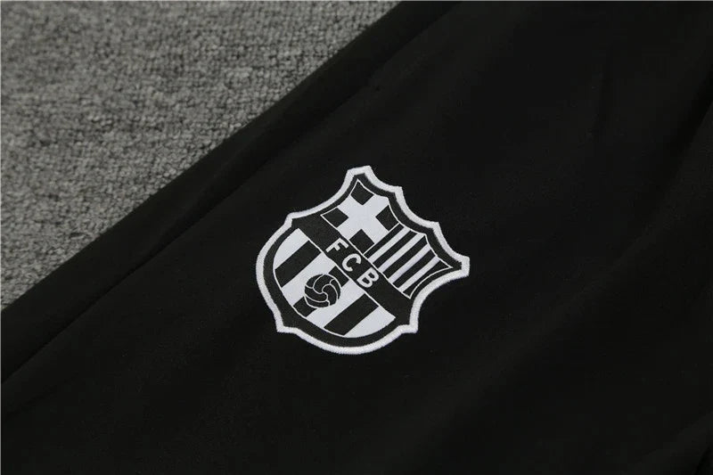 2025 Barcelona Black Football Tracksuit Training Set – 12