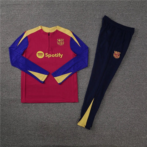2025 Barcelona Red Football Tracksuit Training Set – Back View
