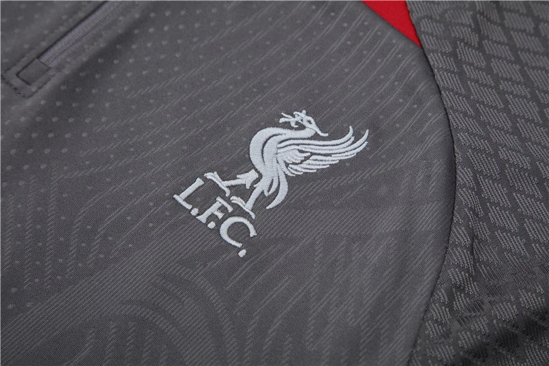 2025 Liverpool Grey Football Tracksuit Training Set – 4