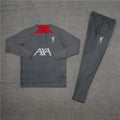 2025 Liverpool Grey Football Tracksuit Training Set – Back View