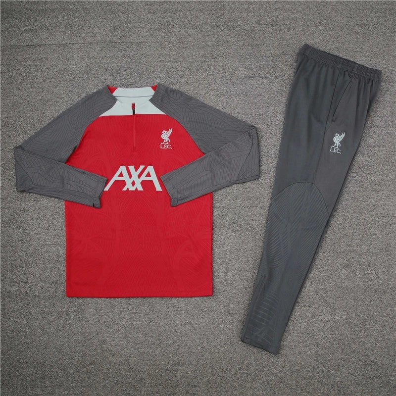 2025 Liverpool Red Football Tracksuit Training Set – Back View