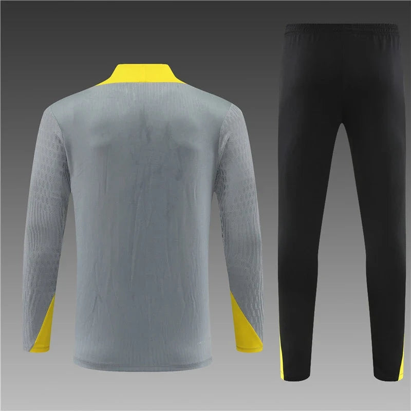 2025 Liverpool Yellow Football Tracksuit Training Set – Front View