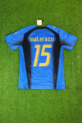 Marco Materazzi - Italy 2006 World Cup Final Retro Jersey – Back View