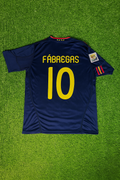 Cesc Fabregas #10 - Spain 2010 World Cup Final Retro Jersey – Back View