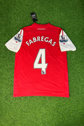 Cesc Fabregas #4 Arsenal 2010-2011 Retro Kit Jersey – Back View