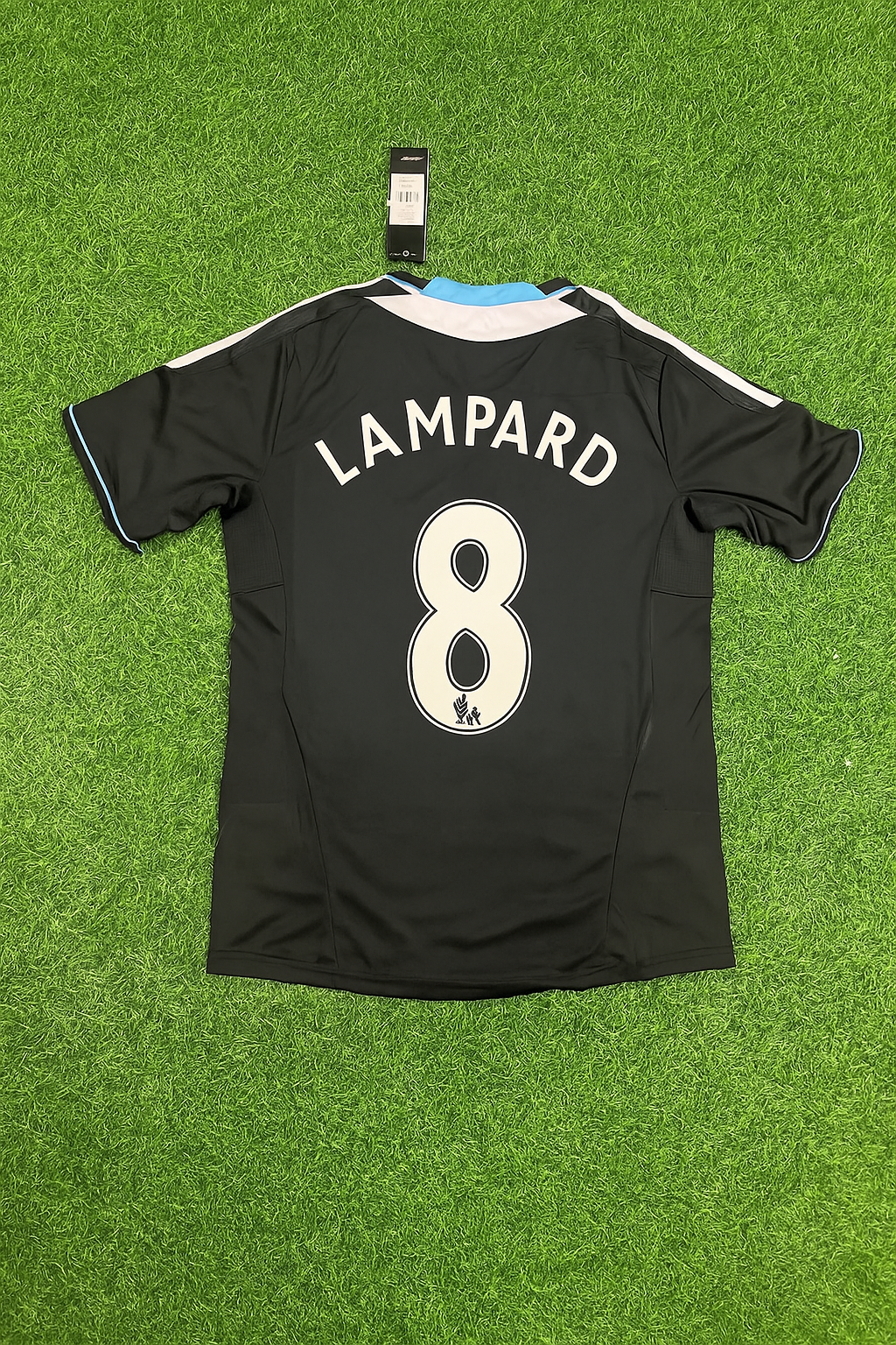 Frank Lampard Chelsea 2012 Blue Debut Season Retro Kit Jersey Camisate – Back View