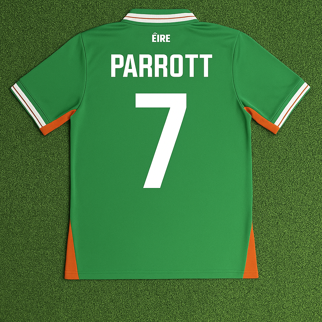 Ireland Eire Green National Team Football Jersey – Troy Parrott – 10