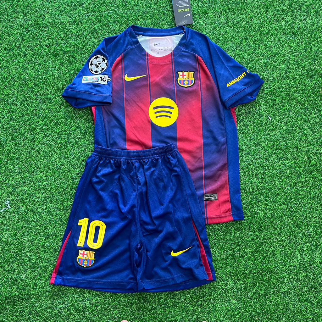 Lamine Yamal #10 Barcelona Football Jersey – Front View