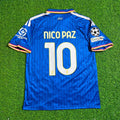 Nico Paz COMO 2026 New Season Football Jersey – Back View