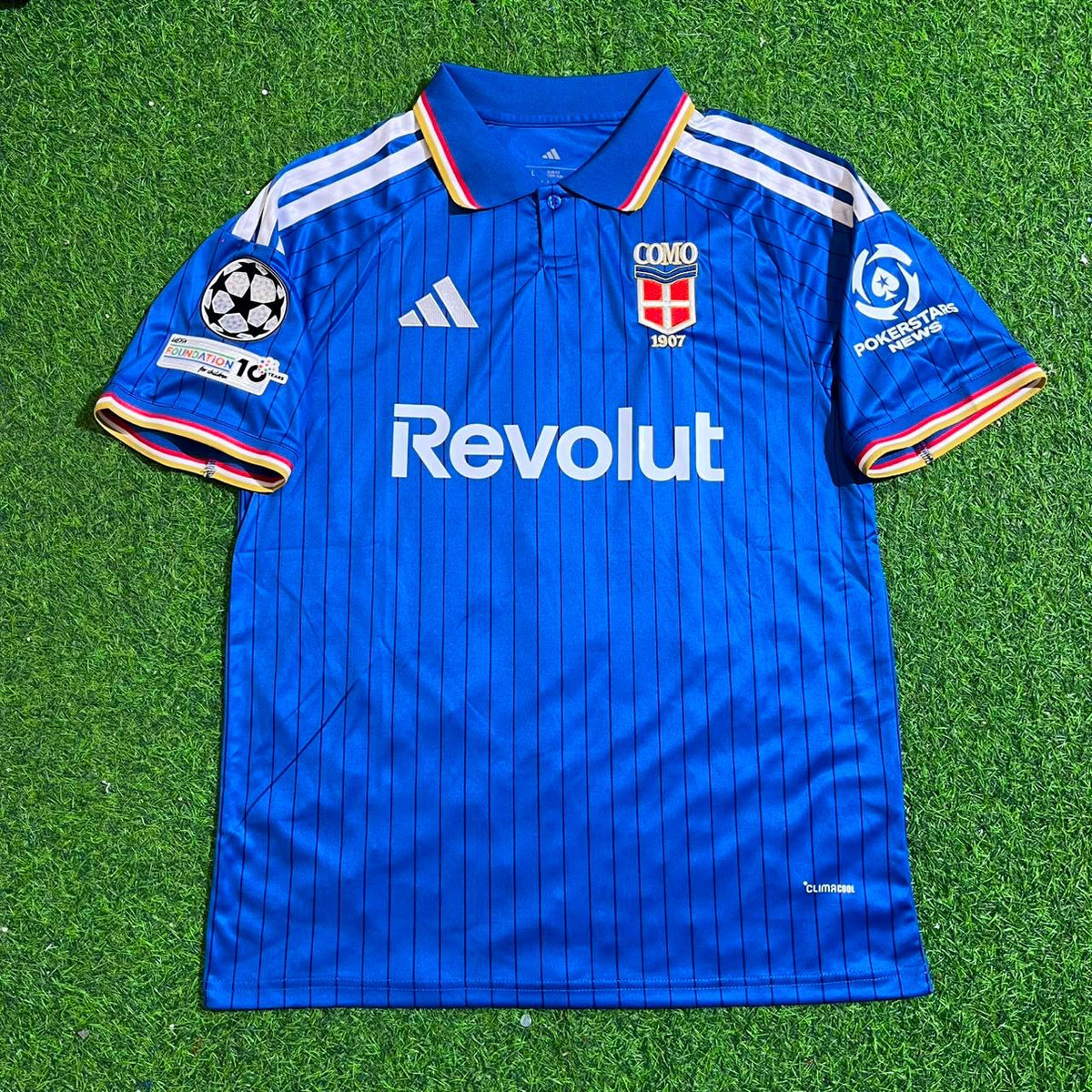 Nico Paz COMO 2026 New Season Football Jersey – Front View