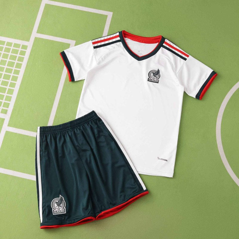 2026 Mexico World Cup Home Kids Football Jersey – Back View