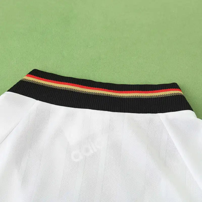 1992 Germany Deutschland Season Home White Retro Football Jersey – 4