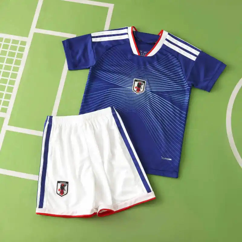 Japan World Cup 2026 Home Football Kids Jersey Shirt – Back View