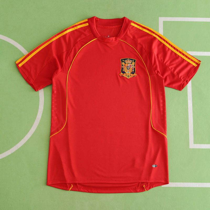 2008 Spain EURO Retro Football Jersey – Back View