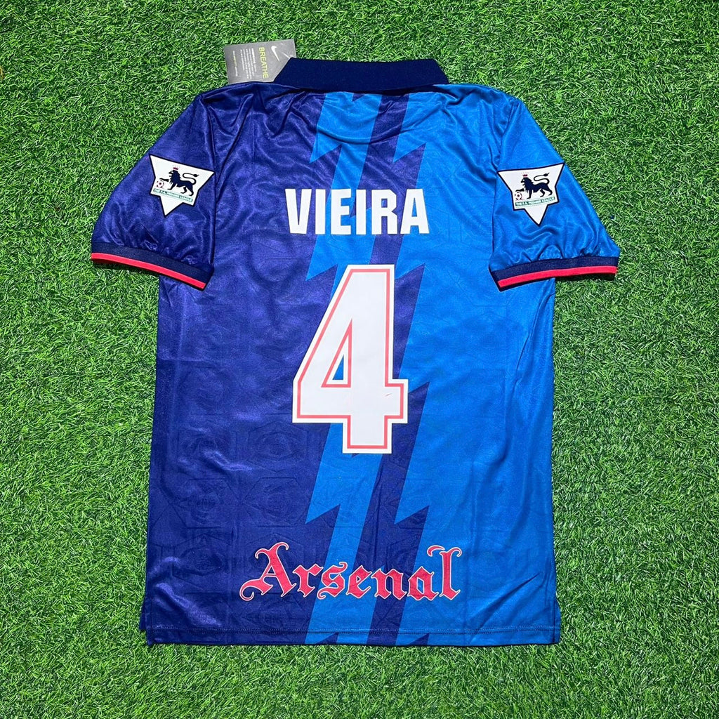 Arsenal Retro 1998 Season Retro Jersey – Patrick Vieira – Back View