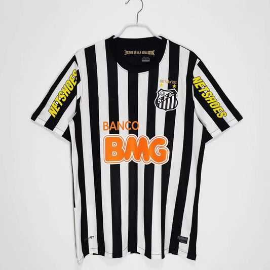 Santos 2013 Black White Football Jersey Tshirts Trikot Maillot Trui Maglia Camiseta