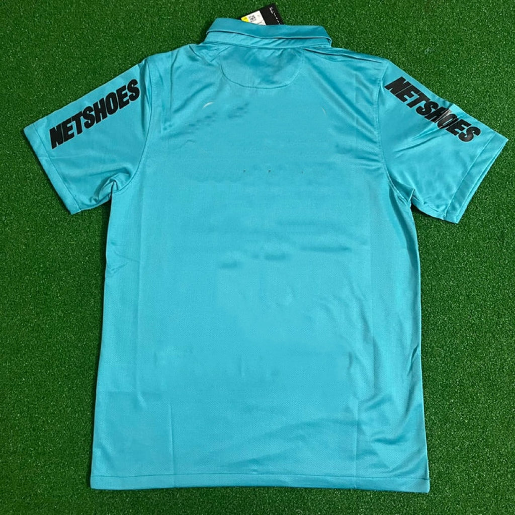 Santos FC 2011 2012 Retro Blue Green Turquoise Jersey – Front View